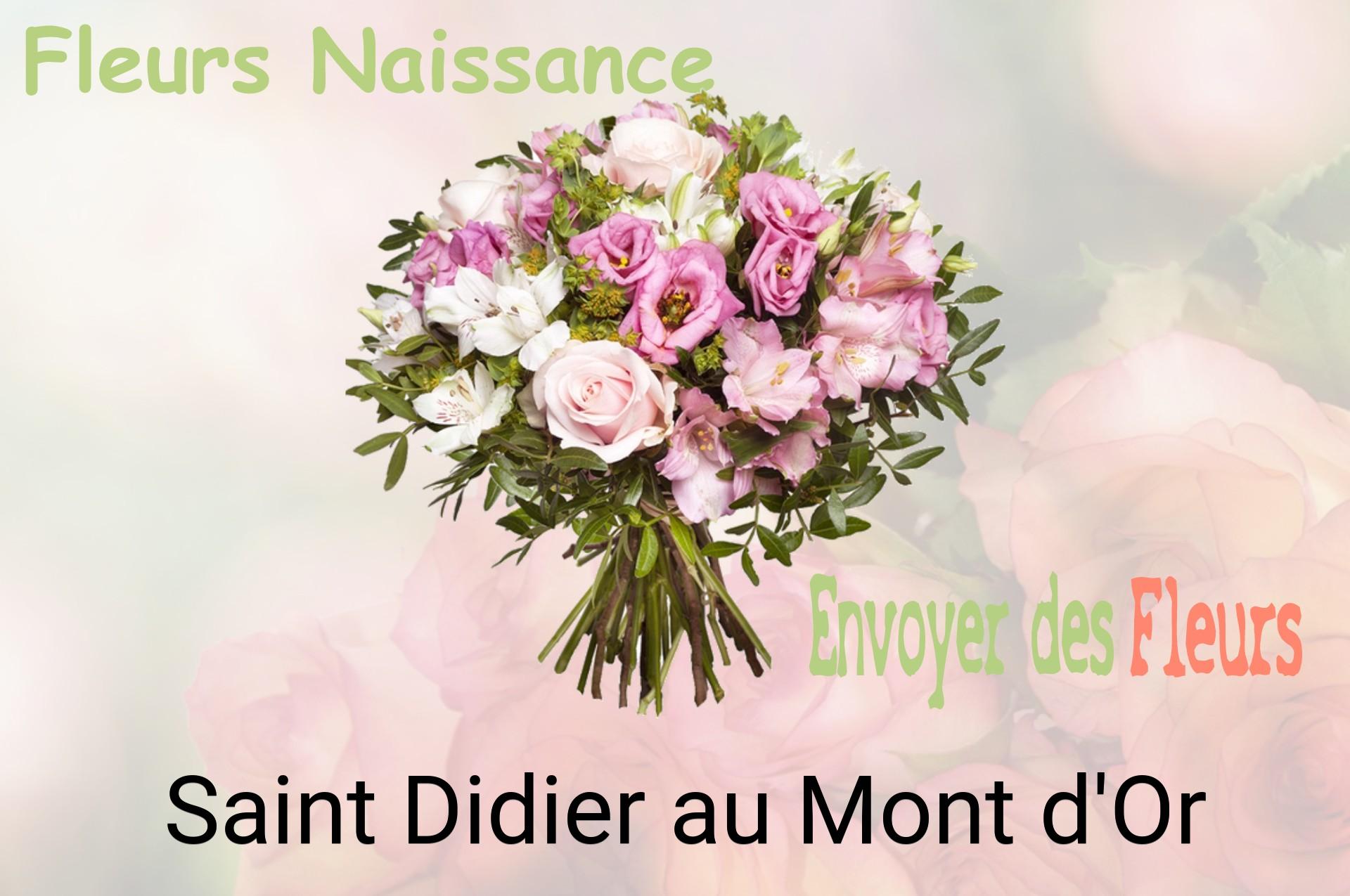Bouquet de fleurs de naissance livré à Saint-Didier-au-Mont-d'Or