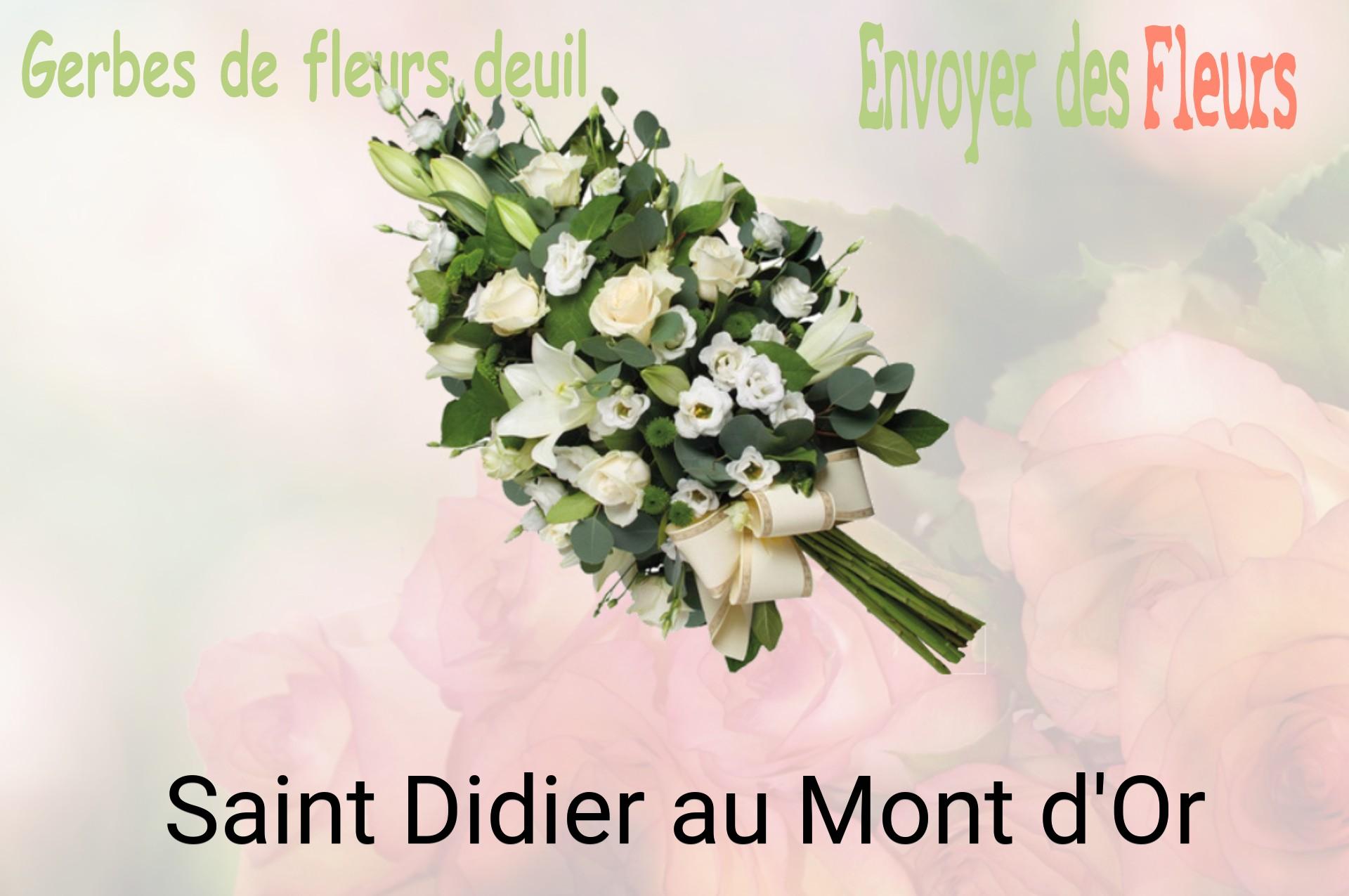 Gerbe de fleurs de deuil livrée à Saint-Didier-au-Mont-d'Or